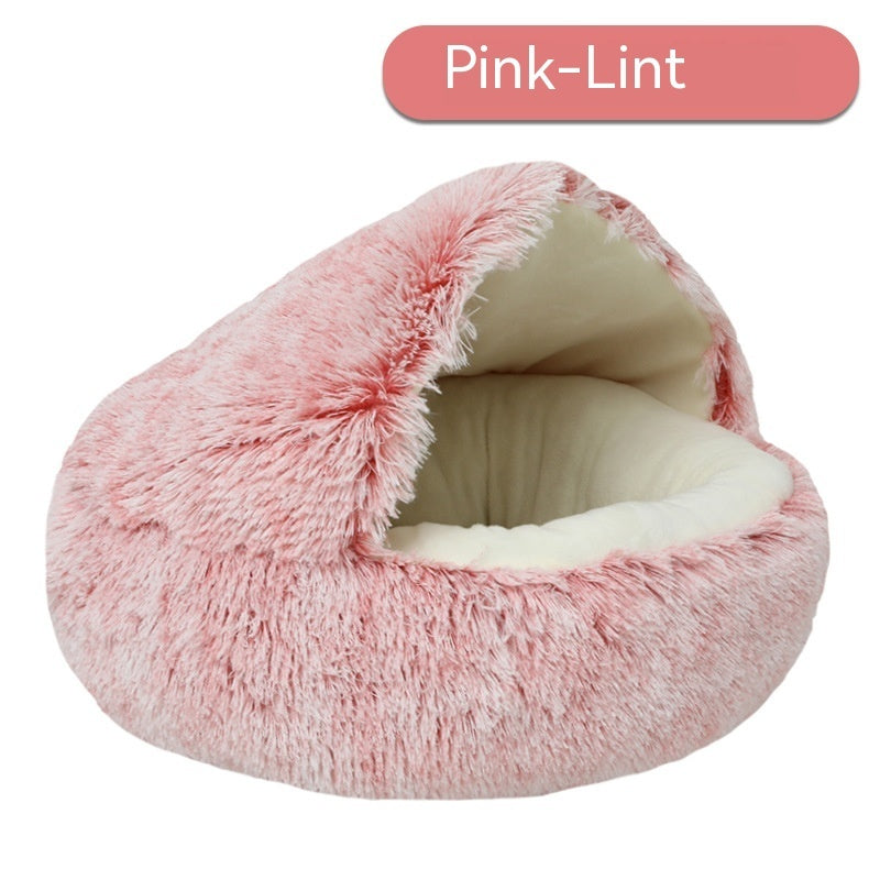 CozyCave-Pet Cat Bed Semi Enclosed Dog House