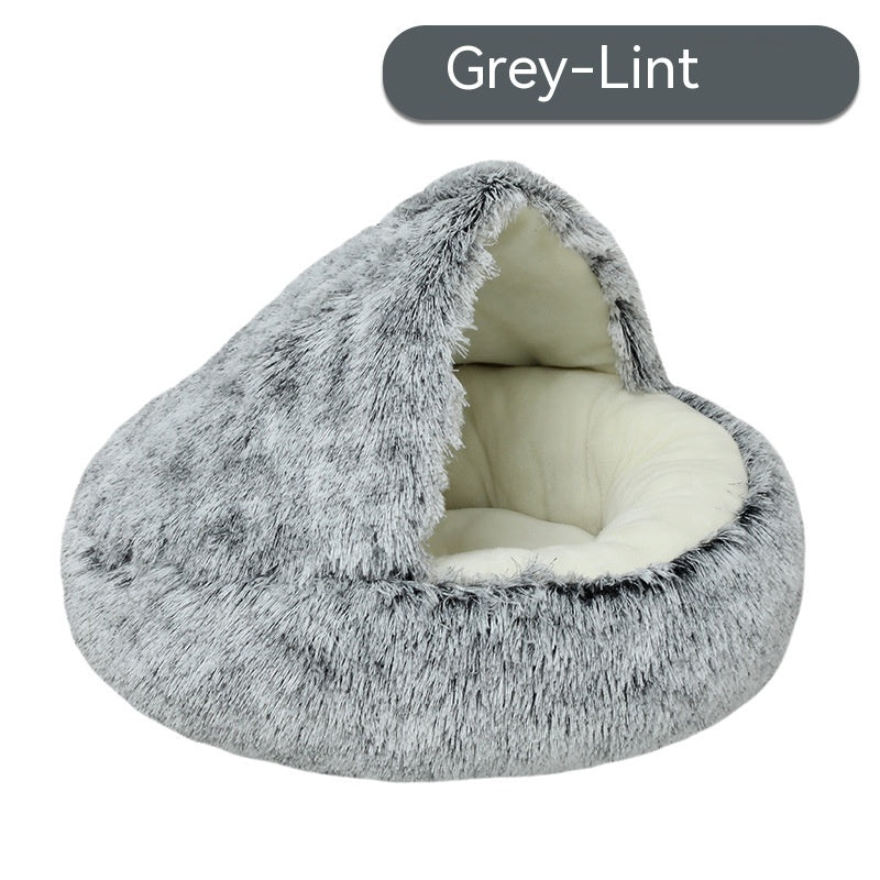 CozyCave-Pet Cat Bed Semi Enclosed Dog House