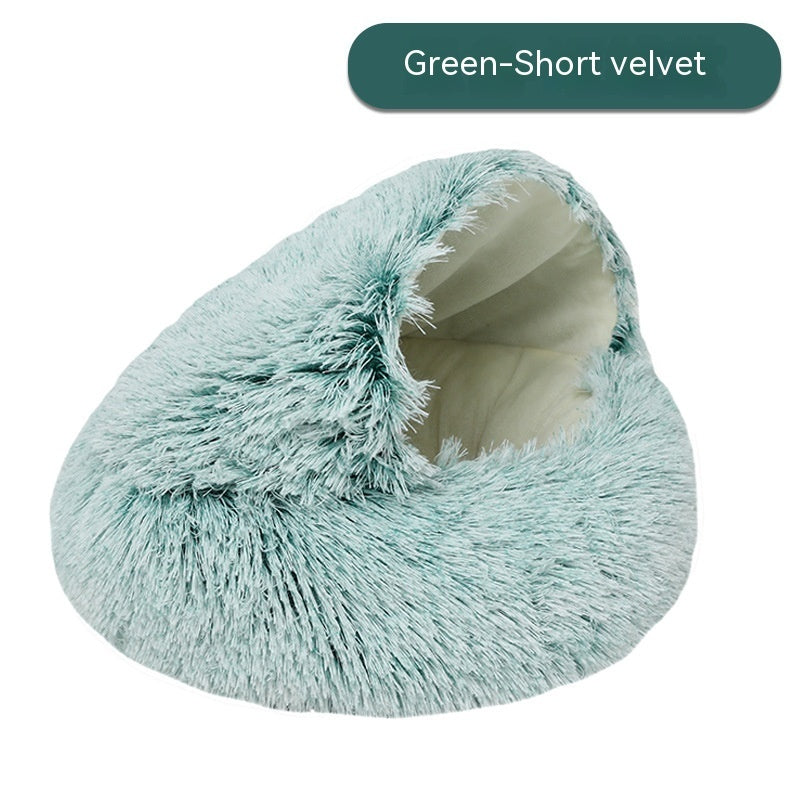 CozyCave-Pet Cat Bed Semi Enclosed Dog House
