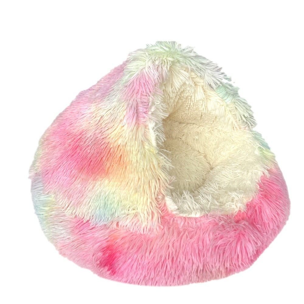 CozyCave-Pet Cat Bed Semi Enclosed Dog House