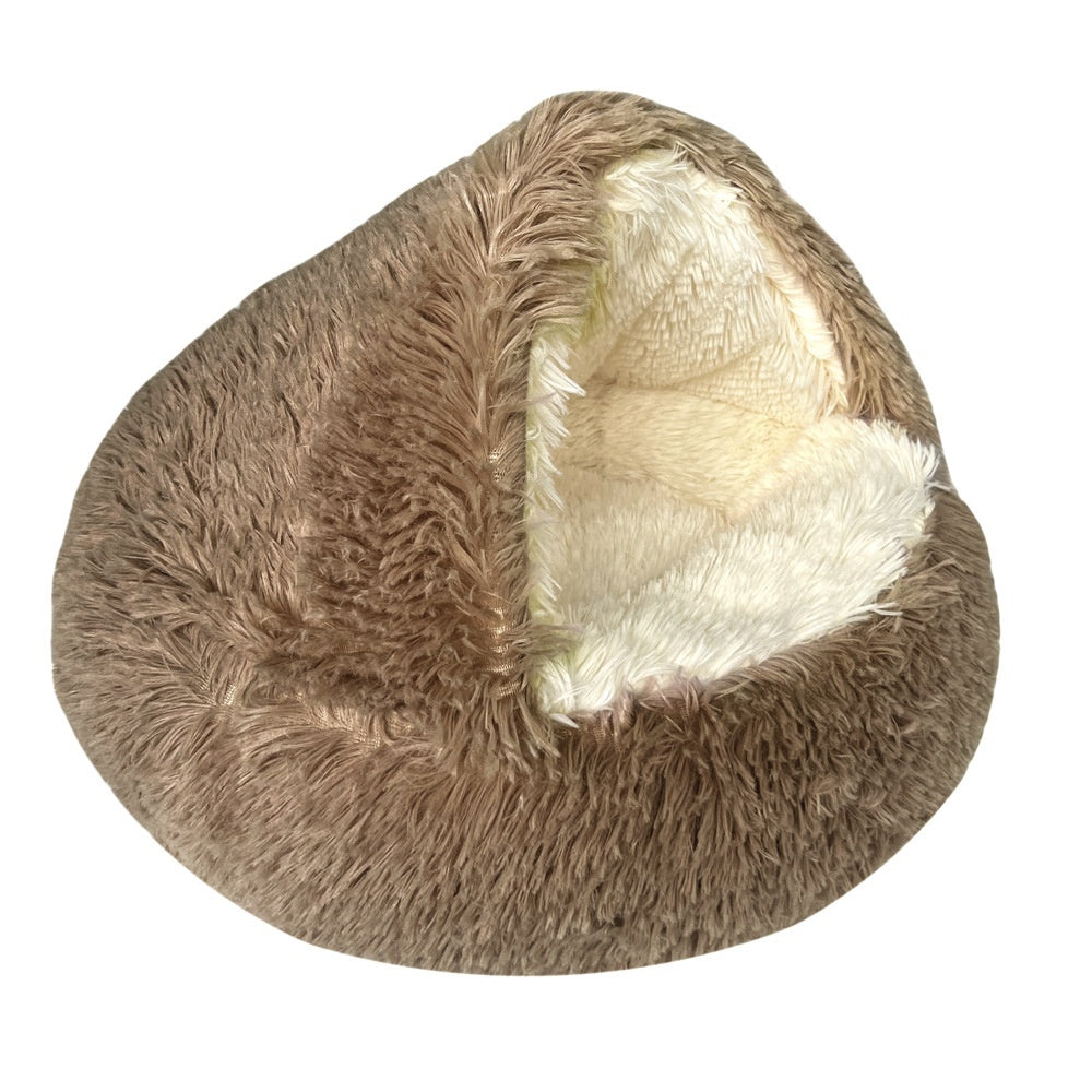 CozyCave-Pet Cat Bed Semi Enclosed Dog House