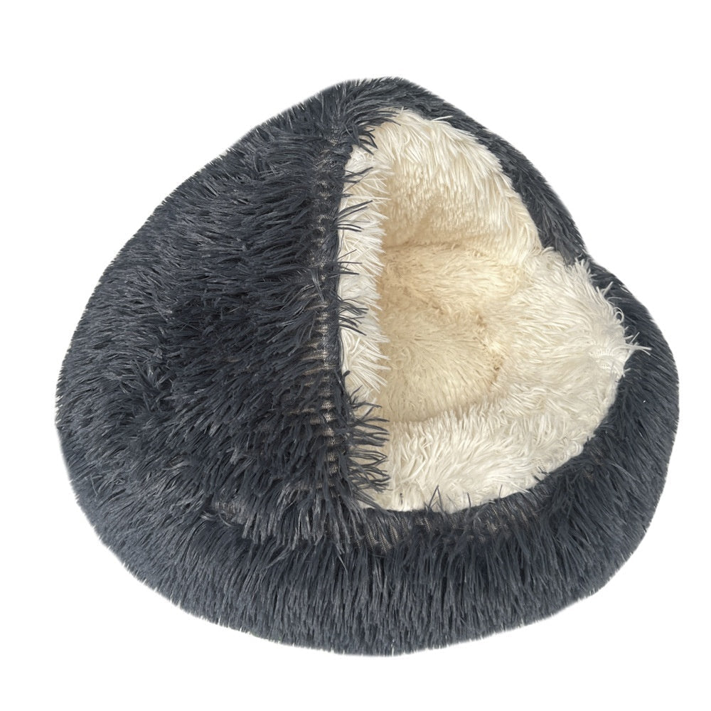 CozyCave-Pet Cat Bed Semi Enclosed Dog House