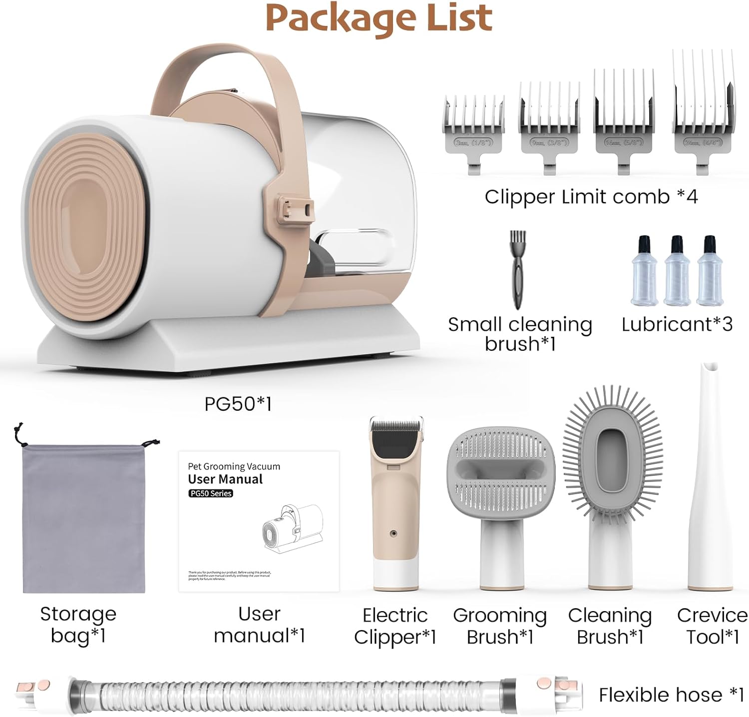 Dog Hair Grooming Vacuum, Dog Vacuum for Shedding Grooming